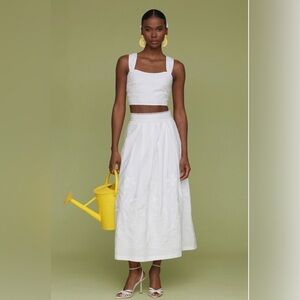 NWT AVEC LES FILLES EMBROIDERED SKIRT😊